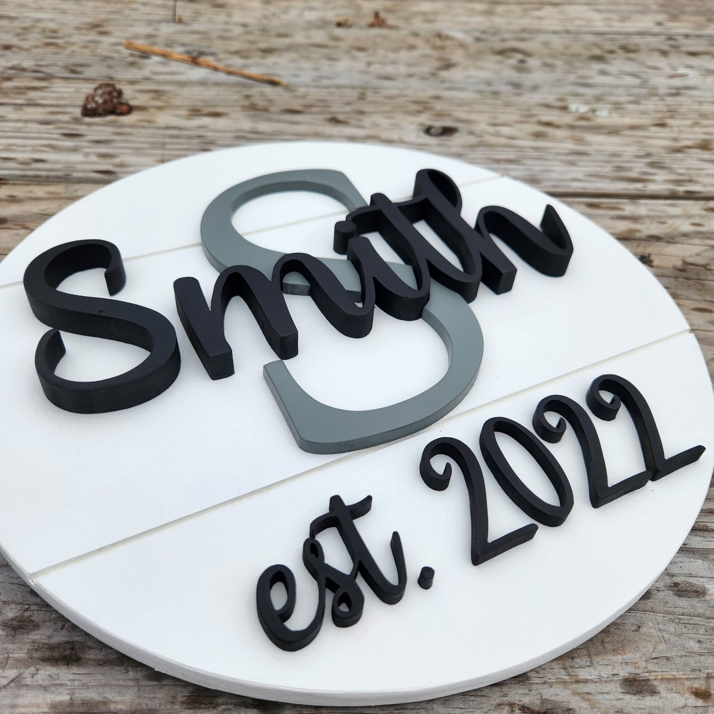 Last Name Sign ~ Layered