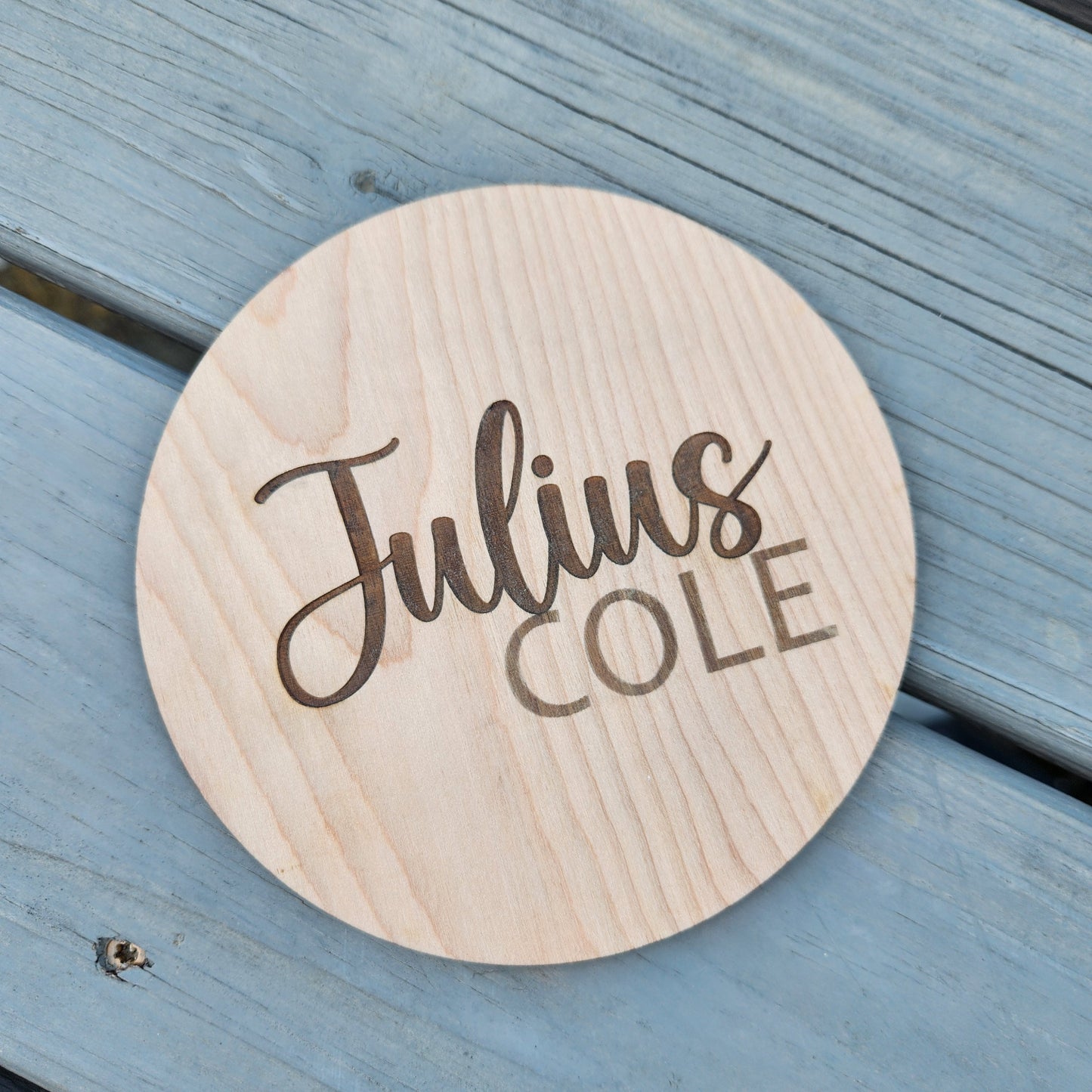Birth Round ~ Personalized 3D