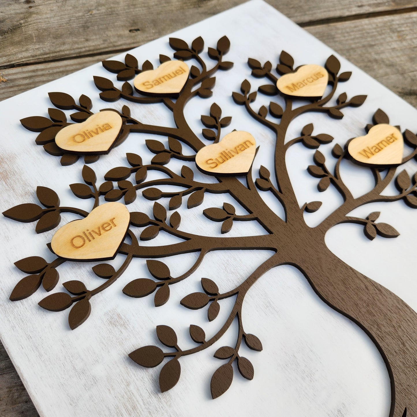 Grandkids Family Tree ~ ADD ON HEARTS