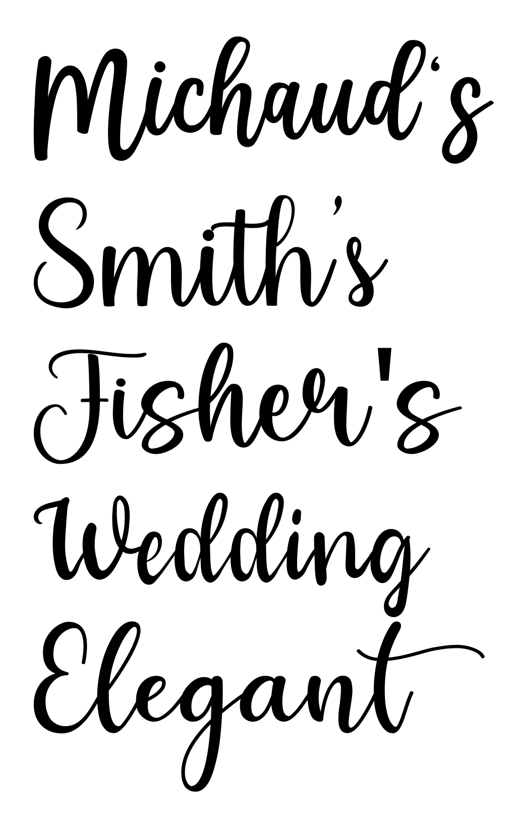 Last Name Sign ~ Wedding Guest Book