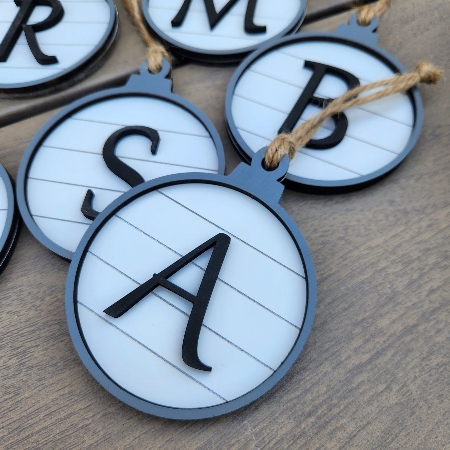 Christmas ~ Monogram Ornament