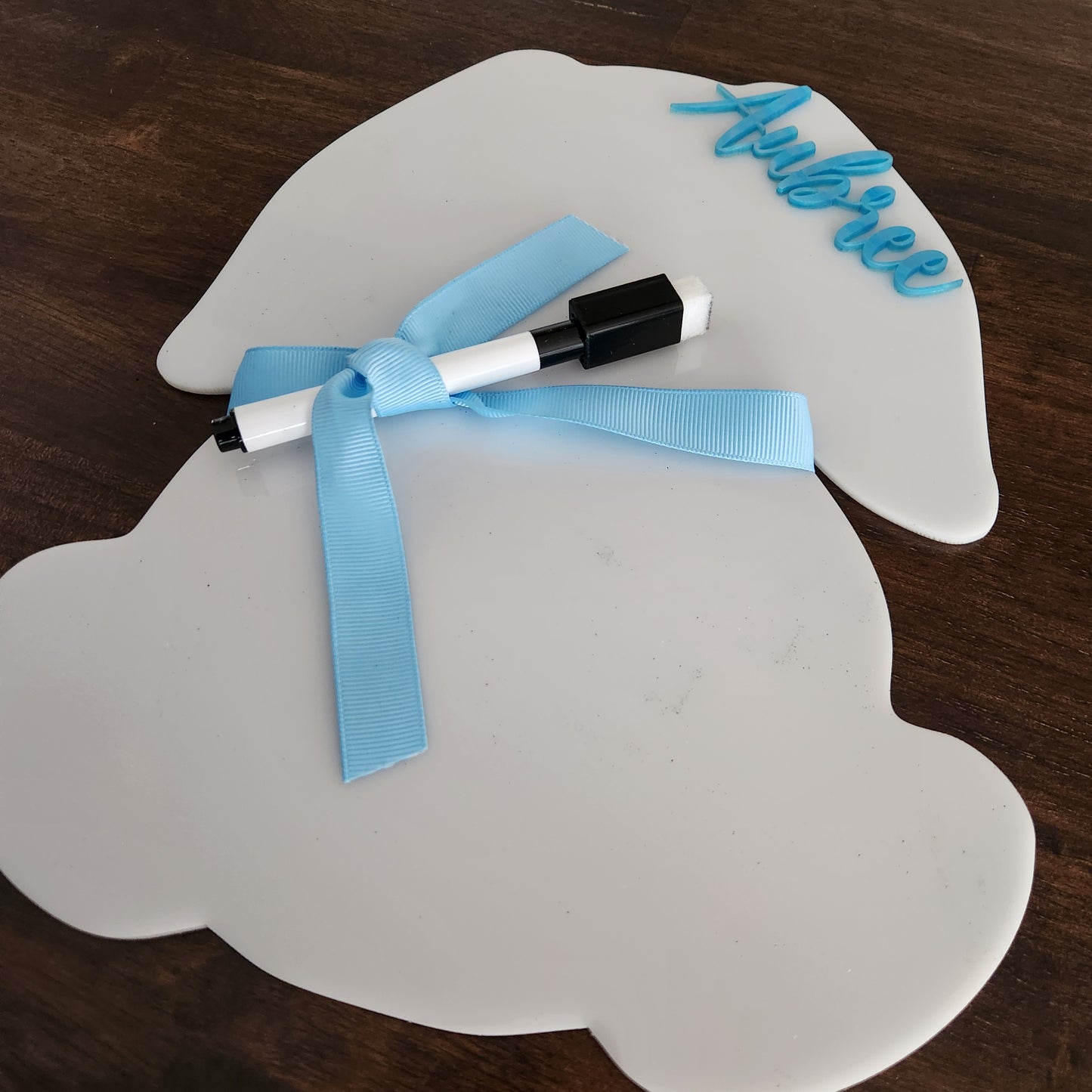 Personalized Dry Erase Bunny Board