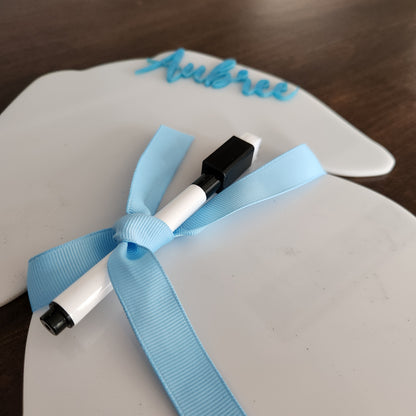 Personalized Dry Erase Bunny Board
